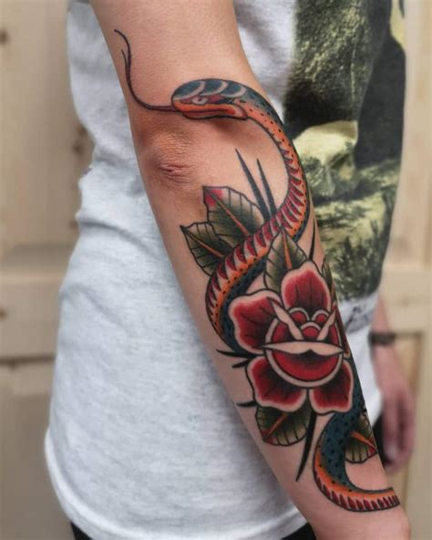 Snake Arm Tattoo Ideas for a Fierce Look